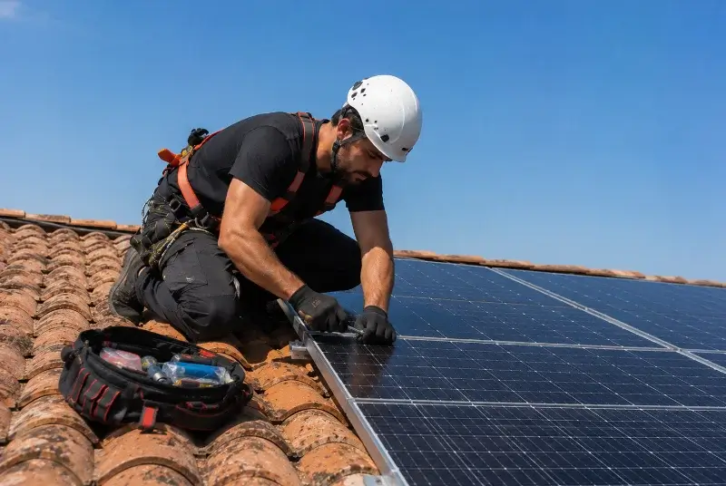 Maintenance et monitoring de panneaux solaires à Saint-Martin-du-Frêne