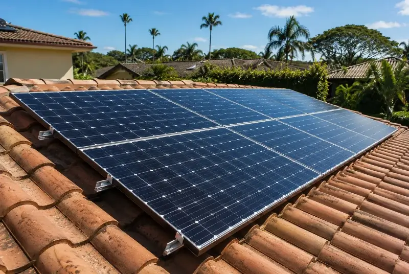 Installation de panneaux solaires à Saint-Martin-du-Frêne